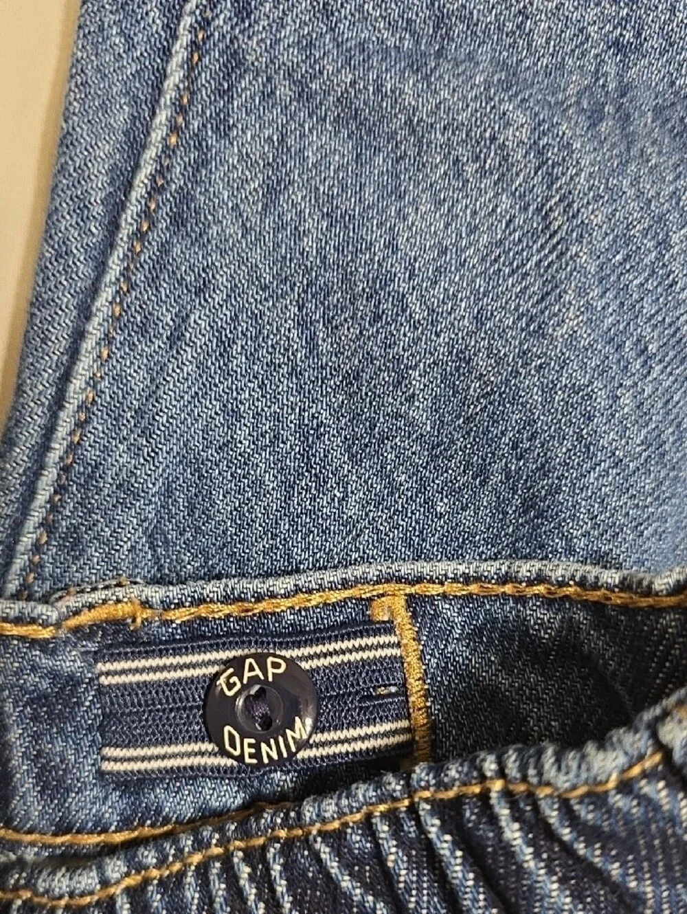 baby GAP Dark Indigo Star Stitch Wide-Leg Jeans